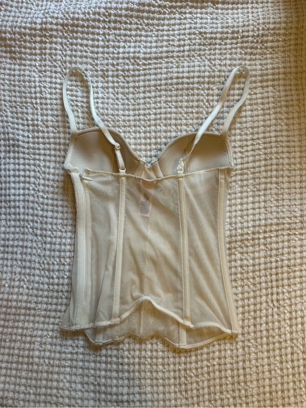 Victoria's Secret Cream Lace Bustier Camisole - Picture 3 of 5